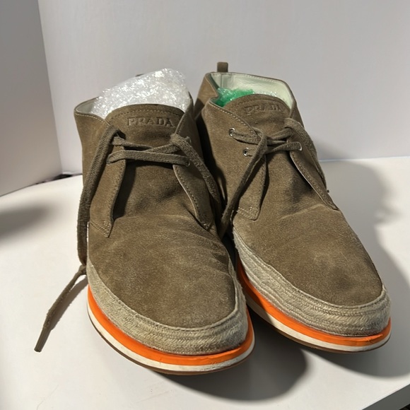 Men’s Prada Beige Suede Brixxen Boots - Picture 2 of 6